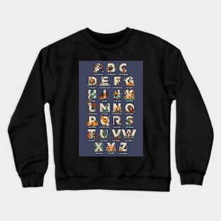 Spooky Alphabet Crewneck Sweatshirt